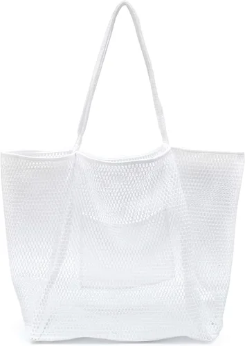 Vista 14 de Bolso de hombro para mujer Hoxis de malla, para la playa