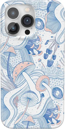 Vista 132 de Casely Funda para iPhone 14 Pro Max All Boo'd Up Fantasma púrpura Compatible con MagSafe Diseño clásico ultrafino