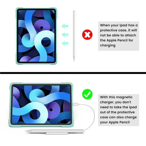 Vista 2 de Cable de carga para lápiz capacitivo, solo para Apple Pencil 2nd Pencil Charging Dock Compatible with Apple Pencil 2nd Generation Only Stylus