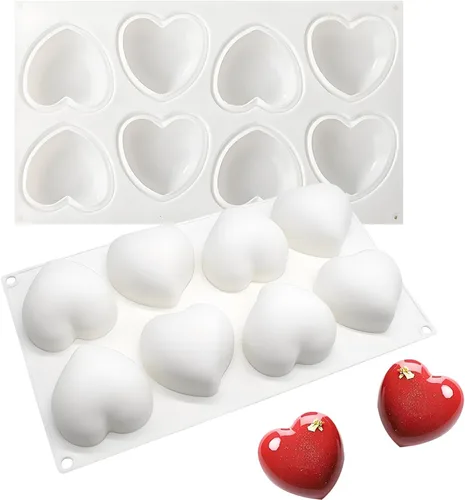 Vista 14 de Moldes de hojas de silicona, moldes de mousse en forma de hojas de 6 cavidades para chocolate, dulces, pudín, mousse, pasteles, decoración