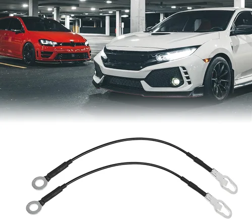 Vista 2 de X AUTOHAUX Cables de soporte para elevador de portón trasero de camión para Ford para Ranger 1993-2001 2003 2004 2006 2007 2008 2 piezas