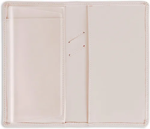 Vista 26 de Sanlykate Funda de libro de cheques de cuero para hombres y mujeres, estuche de libro de cheques con bloqueo RFID con tarjetero y divisor gratuito