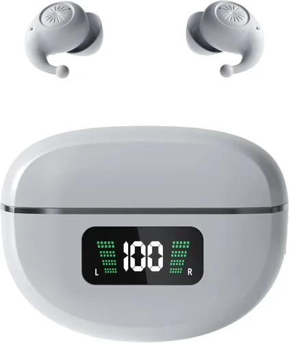 Vista 11 de Mini auriculares invisibles inalámbricos Bluetooth, pequeños auriculares pequeños para orejas pequeñas, elegantes auriculares negros discretos