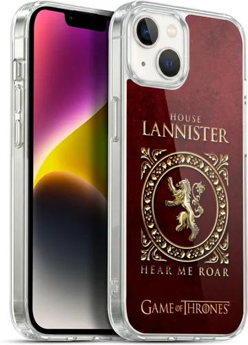 Vista 55 de Producto oficial de HBO Game of Thrones metálico Sigils Soft Gel Case para iPhone de Apple 7 Plus/8 PLUS, Lannister