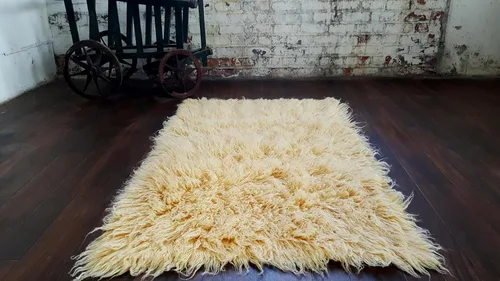 Vista 6 de Alfombras Flokati súper gruesas, colores populares, tamaño 3 x 5, pelo largo de lana de 3.5 pulgadas, felpa de 105.82 oz/m², excelente calidad