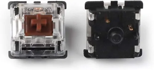 Vista 8 de YMDK Gateron MX Switch - Carcasa transparente de 3 pines y 5 pines para teclado mecánico, compatible con Cherry MX