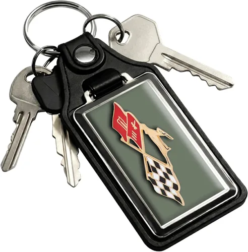 Vista 40 de Brotherhood Car Key Chain for Impala - Classic Models Keychain for Men and Oro olímpico - Guión de 1969