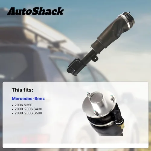Vista 2 de AutoShack - Amortiguador de aire trasero de repuesto para el conductor o pasajero para Mercedes-Benz S430 S500 2006 S350 S65 AMG 4.3L 5.0L 5.5L 5.8L