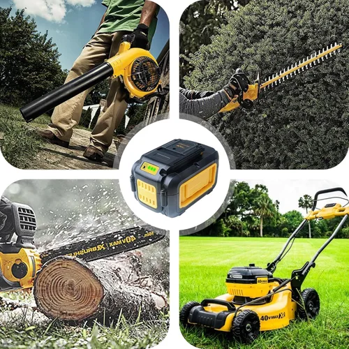 Vista 6 de FSKE Reemplazo de 7.5Ah para batería Dewalt 40V DCB404 DCB406 DCB407 DCB114 Tiempo de funcionamiento extendido y compatible con herramientas