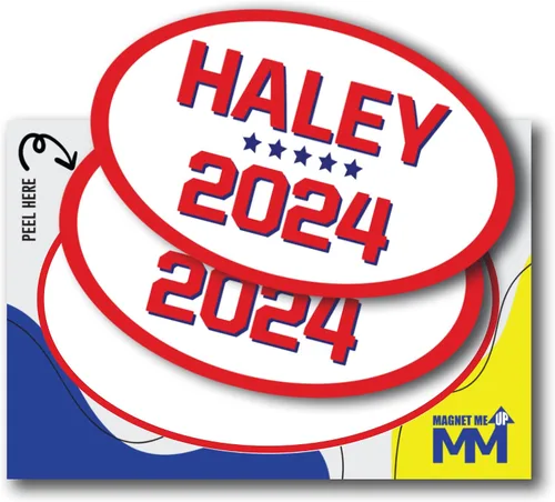 Vista 8 de Magnet Me Up Desantis 2024 Ronald Desantis Partido Político Republicano 2024 Adhesivo Adhesivo 2024, 2 unidades, 5.5 x 3.5 pulgadas, Adhesión
