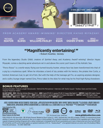 Vista 2 de Porco Rosso- Limited Edition Steelbook Blu-ray + DVD