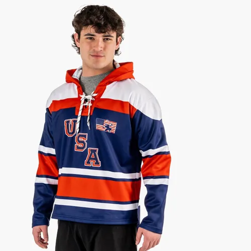 Vista 2 de ChalkTalkSPORTS Hockey Hooded Performance Sweatshirts Hockey Gameday Hoodies Youth & Adult Sizes