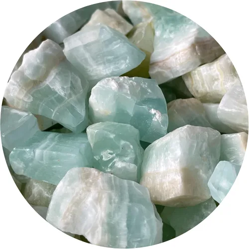 Vista 7 de GAF TREASURES Piedras naturales ásperas de calcita al por mayor, cristales crudos a granel para decoración, pulir, pulir, rocas fuentes, Wicca