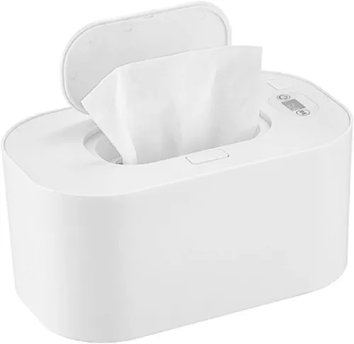 Vista 10 de Hilitand Dispensador de toallitas húmedas para bebés, dispensador de toallitas húmedas con tapa, bolsa portátil para toallitas húmedas (rosa)