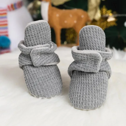Vista 145 de Sawimlgy - Botines de algodón antideslizantes para recién nacido, con agarre, para cuna o para el invierno