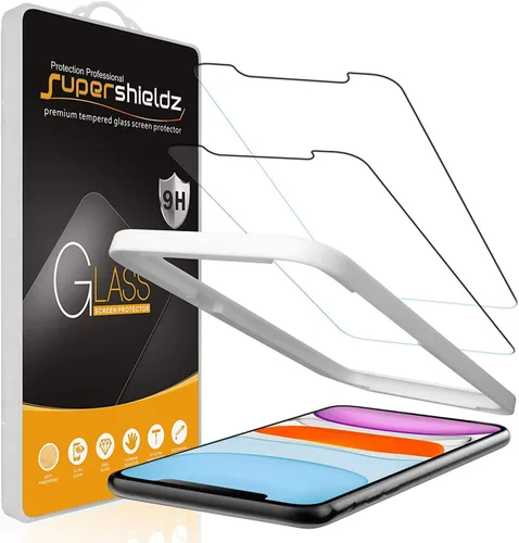 Vista 11 de Supershieldz Protector de pantalla de vidrio templado diseñado para iPhone 11 Pro, iPhone Xs y X (5.8 pulgadas), bandeja de fácil instalación
