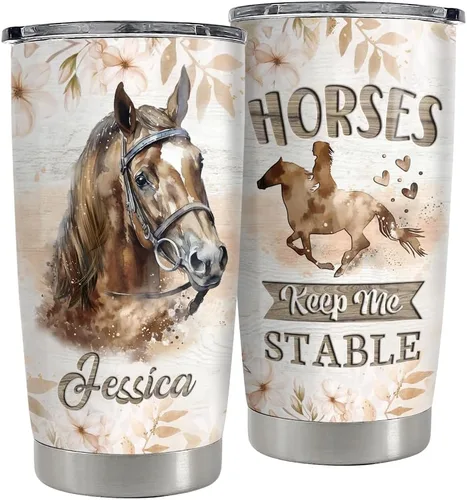 Vista 9 de SANDJEST Taza personalizada para mejores amigas de 20oz y 30oz con tapa - Regalo para mejores amigas, mujeres, niñas, hermana - Navidad, cumpleaños