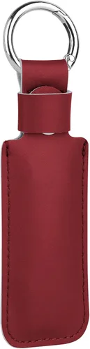 Vista 11 de Estuche de cuero de microfibra para unidad flash USB - Funda protectora antipérdida con llavero, estuche de almacenamiento portátil pequeño