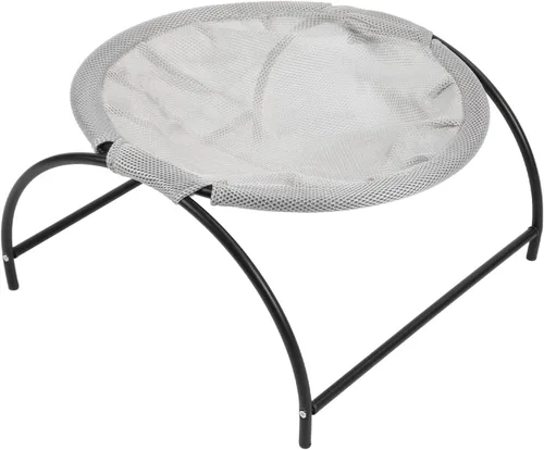 Vista 10 de Cama hamaca para gatos, lona de acero inoxidable, desmontable, elevada, para perros pequeños, cachorros, cama para mascotas para dormir