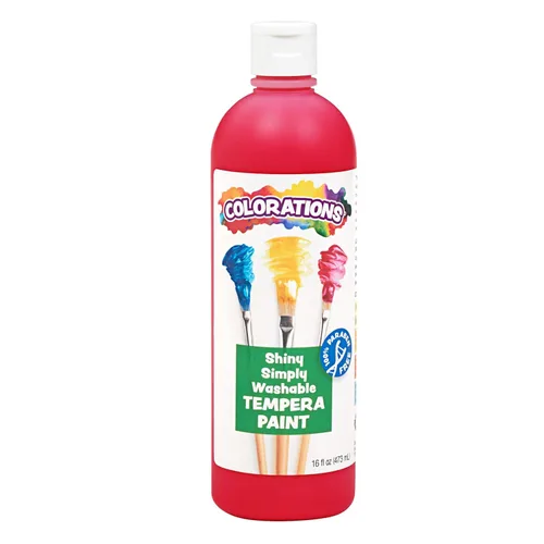 Vista 11 de Colorations Pintura lavable con efecto metálico, 16 onzas líquidas, juego de 8 colores, no tóxica, vibrante, audaz, pintura para niños