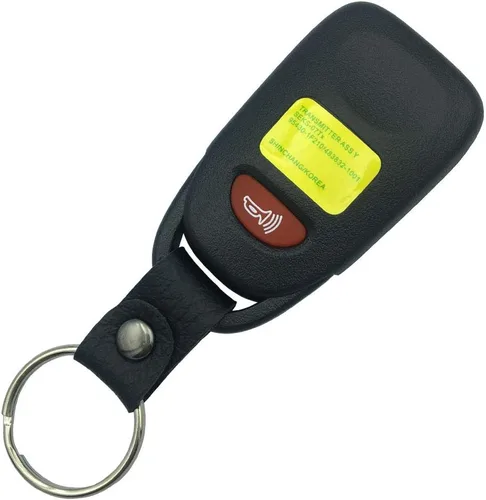 Vista 2 de Funda para llave remota de entrada sin llave con carcasa de llave de 4 botones para Hyundai Elantra Sonata sin chips sin soporte de batería