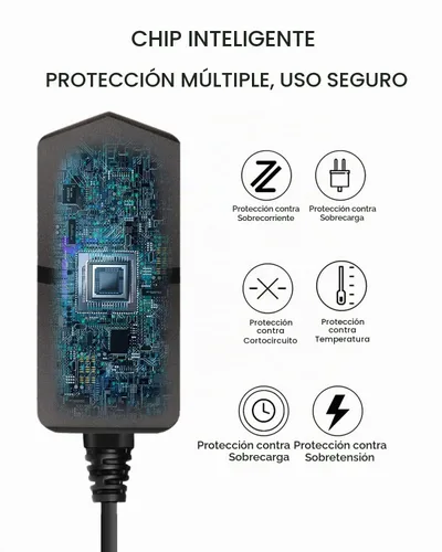 Vista 3 de Cargador adaptador de CA de fuente de alimentación de 12 V 1 A [12 voltios 1 amperios de potencia de conmutación regulada] con 11 enchufes de CC