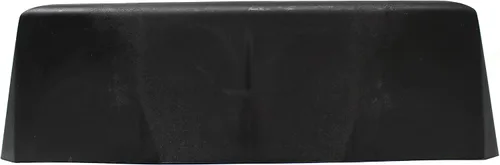 Vista 6 de JSP Manufacturing Muebles triangulares de plástico de 3 pulgadas, patas de esquina negras – Sofá sillón silla otomana (1 pata)