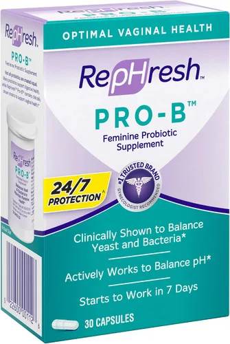 Vista 13 de RepHresh Suplemento probiótico Pro-B para mujeres, 30 cápsulas orales