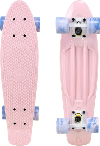 Vista 14 de Cal 7 - Patineta cruiser mini de plástico completa de 22 pulgadas