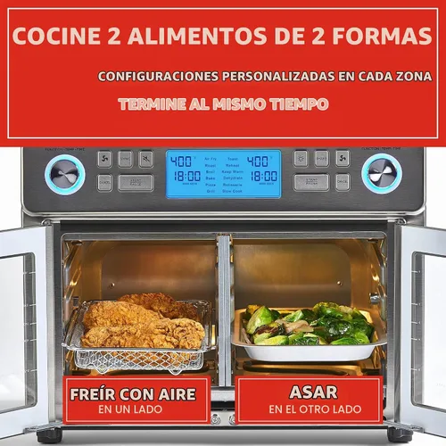 Vista 6 de Emeril Lagasse Dual Zone Technology 25QT Air Fryer Oven