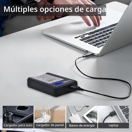 Vista 3 de Batería y cargador de repuesto EN-EL5