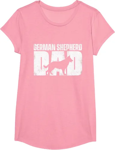Vista 93 de Camiseta de pastor alemán para el día del padre del dueño de perros caninos, Negro