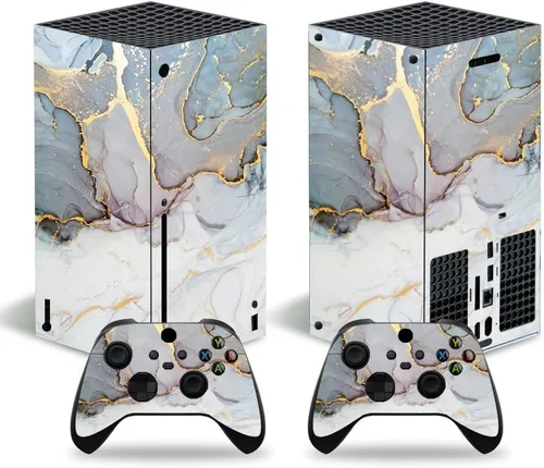 Vista 23 de Xbox Series S Stickers Full Body Vinyl Skin Decal Protective Cover for Microsoft Xbox Series S Console and Controllers (Series S A)