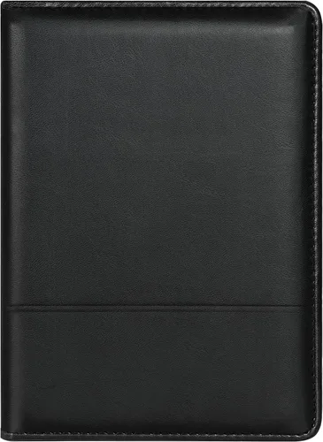 Vista 2 de Carpeta/Portafolio con Bloc, Mini Carpeta Portafolio con Bloc 5 x 8 Bloc de Escritura Tamaño Legal, Organizador de Documentos A5 para Hombres