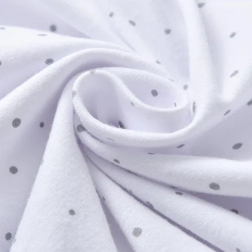 Vista 7 de KuKitty Mameluco con estampado de letras para bebés y niñas