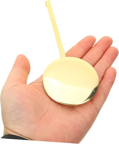 Vista 9 de DOITOOL Reloj de pared de cuarzo, mecanismo de reemplazo de reloj de péndulo, pieza de reloj de pared, reloj de pared dorado, kit de moda antigua