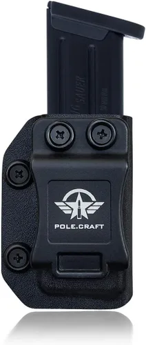 Vista 8 de Funda para cargador Kydex IWB/OWB - Mag Carrier - Para cargador doble de 0.354 in .40 / 0.354 in .40 cargador individual - P365 1911 Glock 19 19X 17