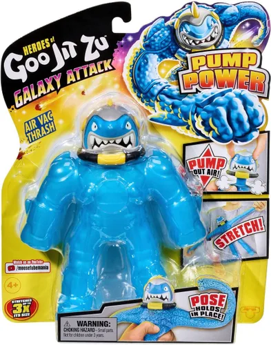 Vista 2 de Heroes of Goo Jit Zu - Figura de acción Galaxy Attack, Pump Power - Air Vac Thrash, multicolor (41223)