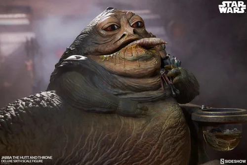 Vista 4 de Sideshow Collectibles Star Wars Jabba The Hutt Throne Deluxe - Figura de escala 1/6