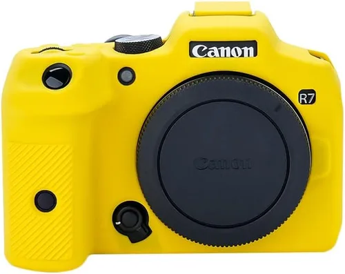 Vista 7 de Rieibi EOS R7 Funda De Cámara, Funda De Silicona Para Canon Eos R7 Cámara Digital, Cubierta Protectora De Silicona Para Canon R7 - Negro