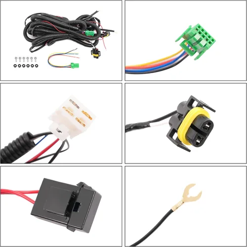 Vista 7 de HECASA + Rejilla + Kit de luz antiniebla compatible con radiador