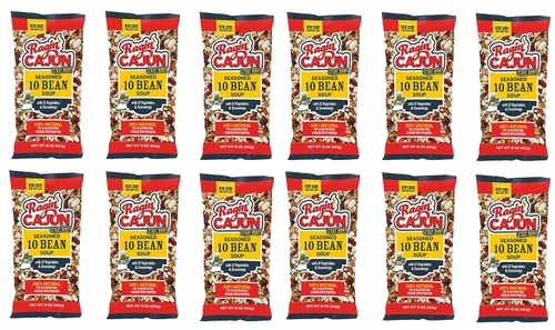 Vista 18 de Frijoles negros sazonados 16 oz Ragin Cajun (paquete de 1)