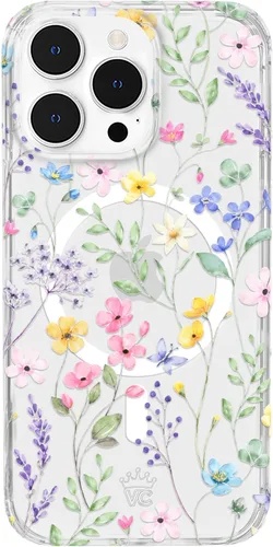 Vista 13 de VELVET CAVIAR Funda Butterfly para iPhone 14, compatible con MagSafe, probada en caídas de 10 pies, mariposas Aurora