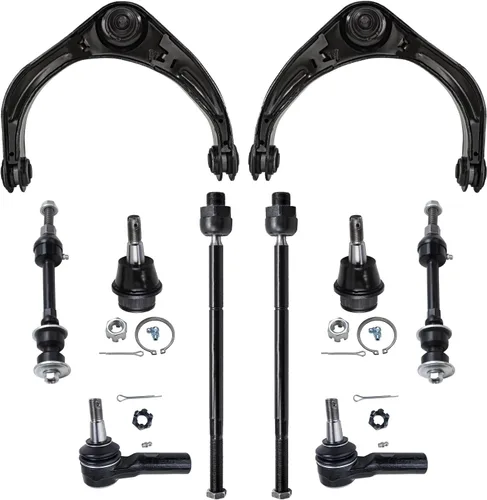 Vista 191 de Detroit Axle - Kit de suspensión delantera de 10 piezas para Chevrolet Trailblazer GMC Envoy 2004-2007 2005 2006 Soportes de brazo de control