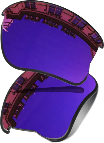 Vista 12 de Lenses Replacement for Oakley Half Jacket 2.0 XL OO9154 62mm - Confirm Fit Scratch Resistant Abrigo de espejo negro polarizado