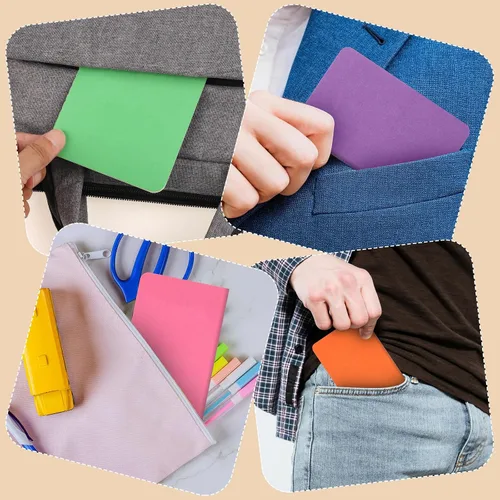 Vista 6 de BESARME Paquete de 60 mini cuadernos a granel, cuaderno de bolsillo pequeño Colorido
