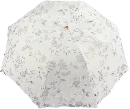 Vista 11 de Honeystore Parasol de viaje plegable Brolly Anti-UV Sombrilla Vintage