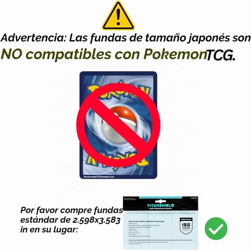 Vista 3 de TitanShield (150 mangas) tamaño pequeño japonés, fundas para tarjetas de comercio para Yu-Gi-Oh, Pelea de cartas Vanguard & More Transparente