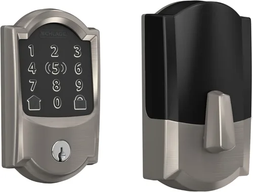 Vista 12 de Schlage Encode Plus Smart WiFi - Cerradura de cerrojo para desbloquear, bronce envejecido