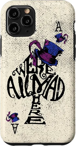 Vista 29 de iPhone 16 We're All Mad Here - Funda de Alicia en el País de las Maravillas